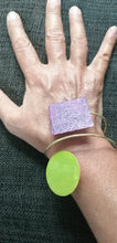 Carica l&#39;immagine nel visualizzatore di Gallery, bracciale geometrie doppio giro

