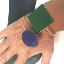 Carica l&#39;immagine nel visualizzatore di Gallery, bracciale geometrie giro semplice
