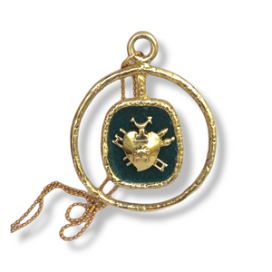medaglione cuore sacro